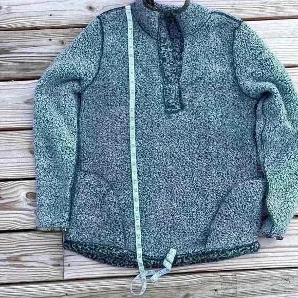 Real tree by Colosseum women’s large jacket 1/4 button pullover Sherpa fleece - Picture 10 of 14